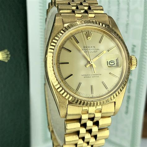 vintage gold rolex mens|rolex 18k gold watch.